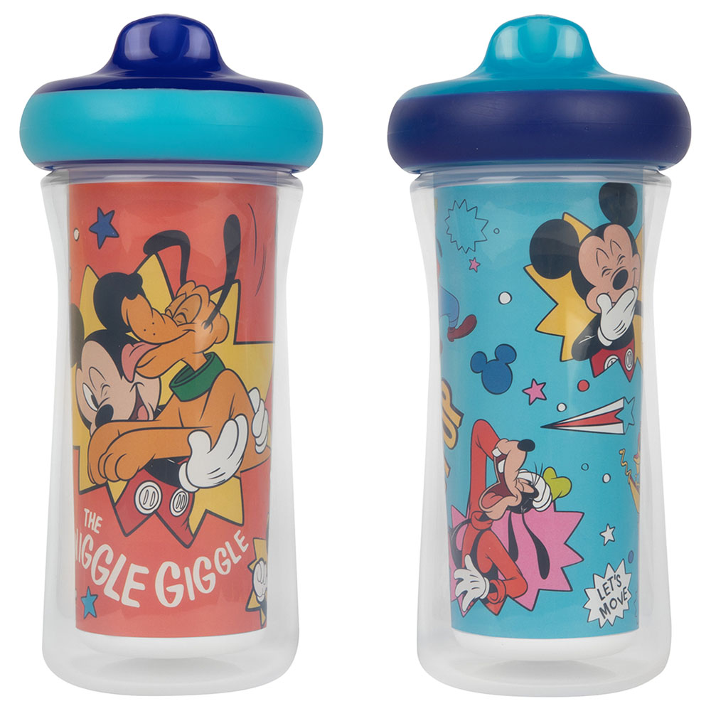 The First Years - Mickey Insulated Sippy Cup - Pack of 2 - 266ml