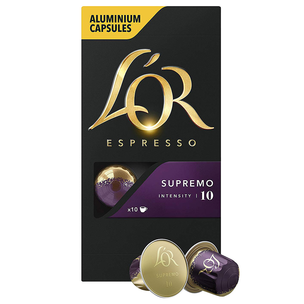 L'OR - Coffee Capsules - Espresso Supremo - Intensity 10 - Pack Of 10