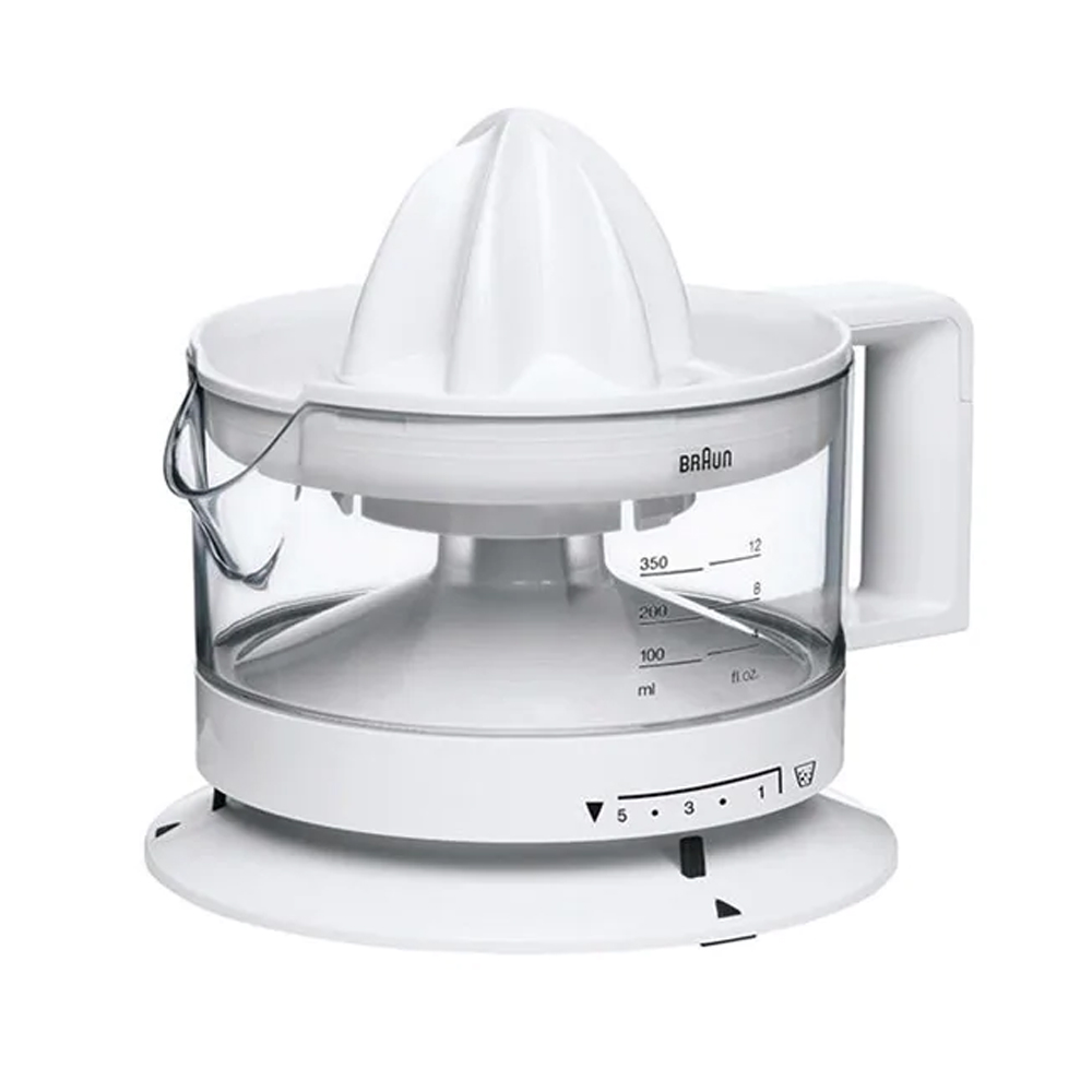 Braun CJ 3000 Citrus Juicer, 350ml, with Scale, Auto Stop