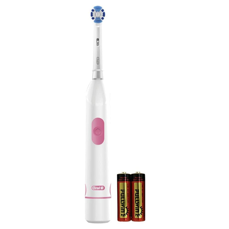 Oral-B - Revolution Battery Toothbrush with Timer & Round Brush Head - Color May Vary