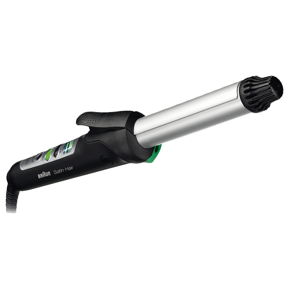 Braun EC1 Satin Hair 7 Curler Iontec Curling Iron - Black