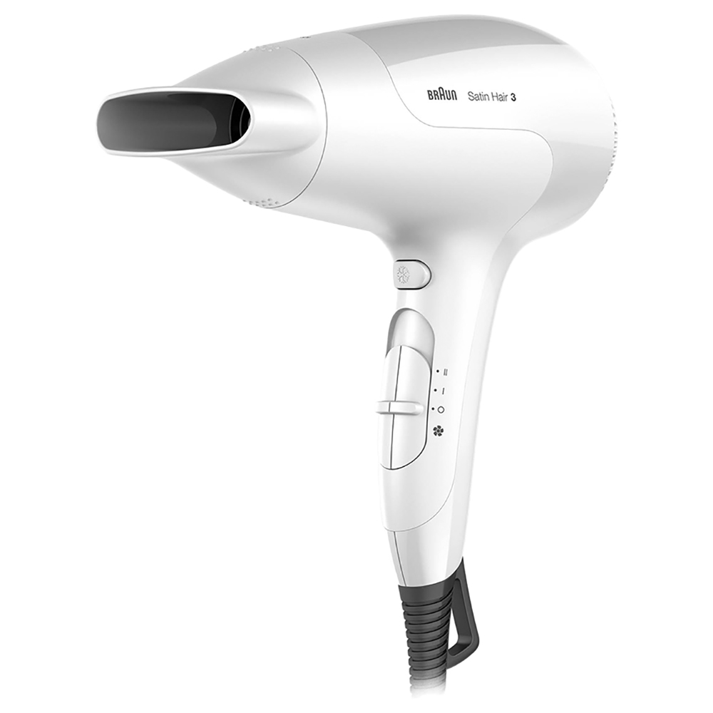 Braun Satin Hair 3 HD380 Hair Dryer with Ionic Function, White