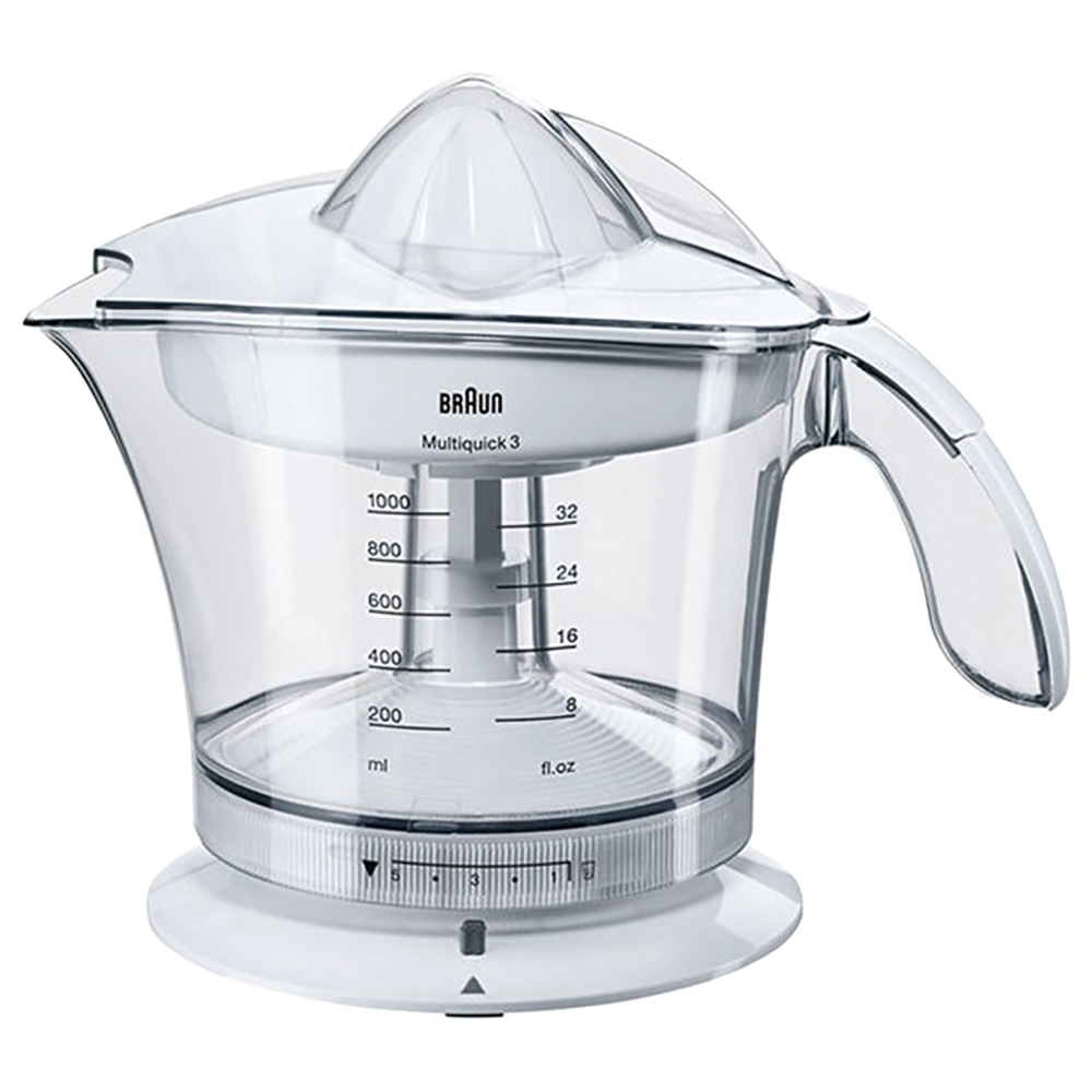 Braun Multiquick 3 Press Citrus Juicer MPZ 9 20 Watts White