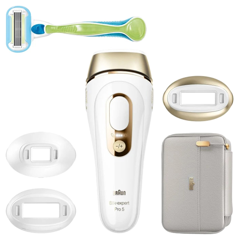 Braun - Silk Expert Pro 5 PL5257 IPL with 4 Extras - White