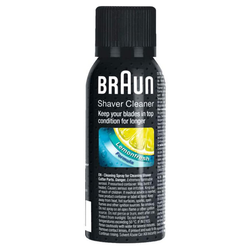 Braun SC 8000 Shaver Cleaner Spray - 100Ml - Lemon Fresh