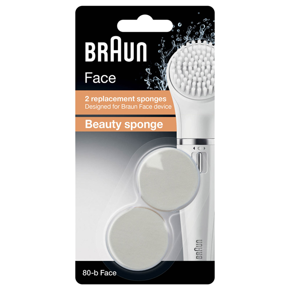 Braun SE 80-B Face Beauty Sponge Refill - White