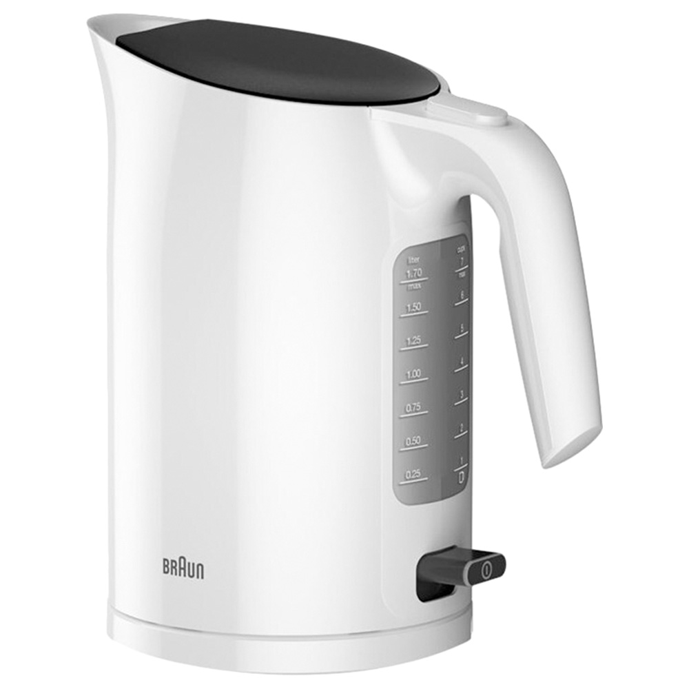 Braun WK3110 Black Kettle 1.7 L 3000W White