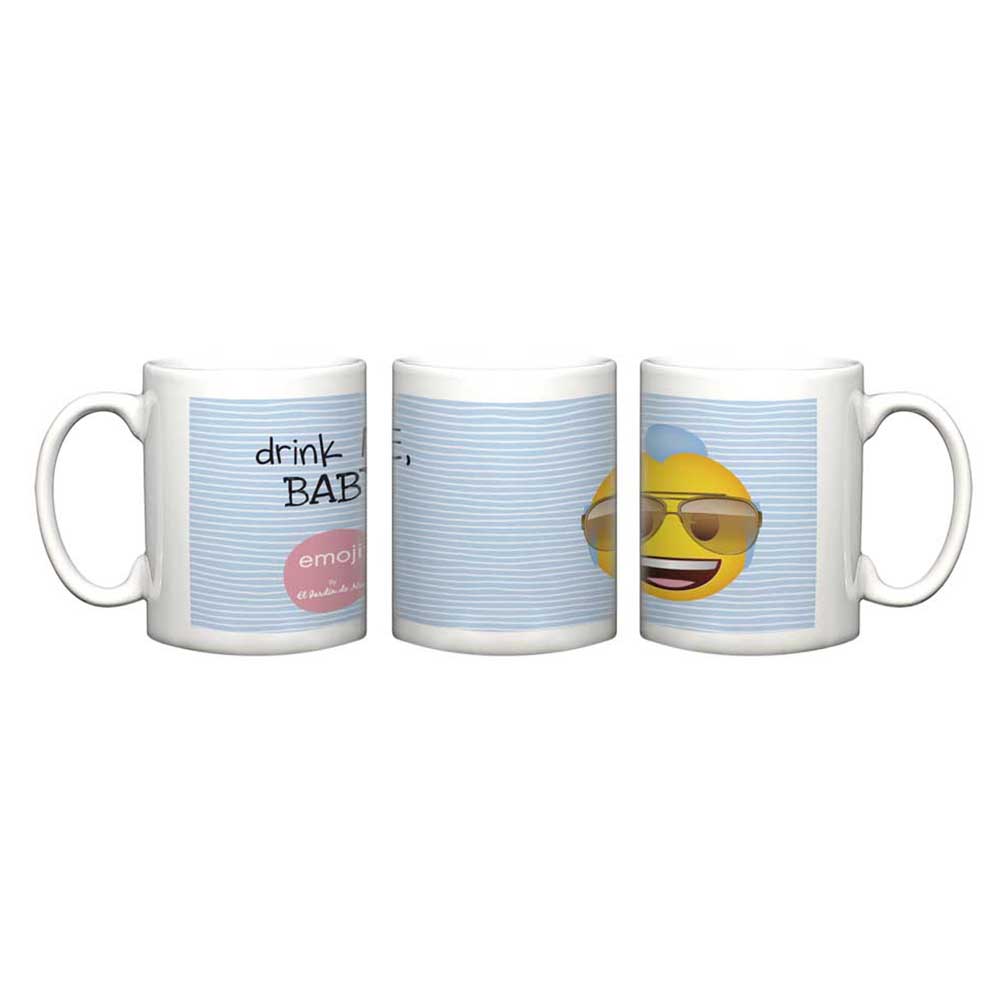 emoji - Drink Me Baby Noa Mug - White - 500ml