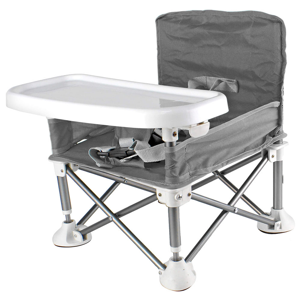 UKR Baby Chair Foldable With Bag - Grey