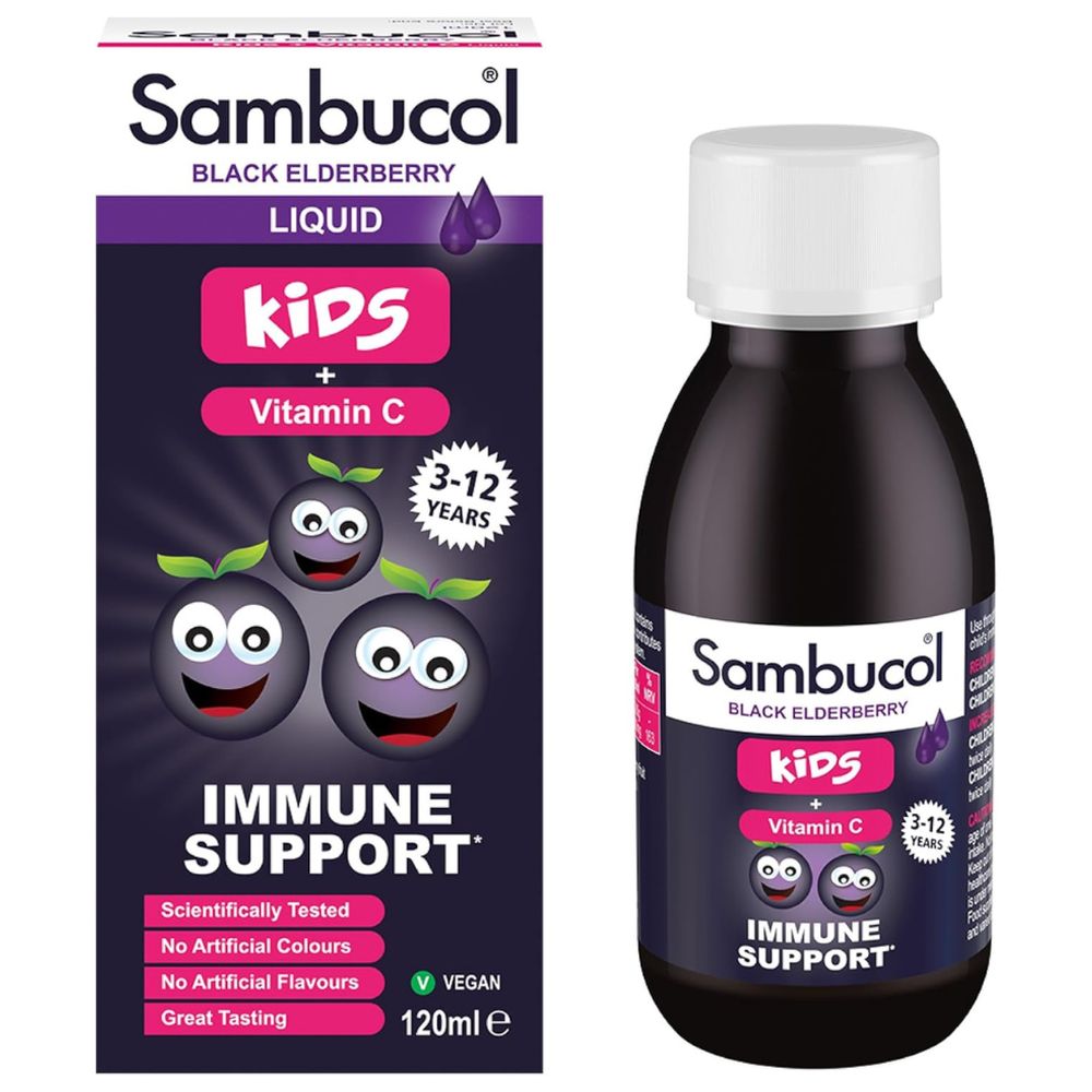 Sambucol - Kids Vitamin C Liquid Support Immune System 120ml