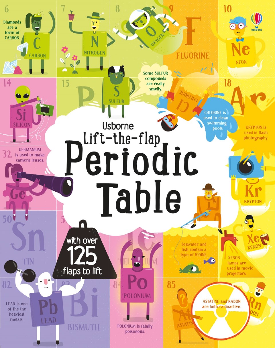 كتب أسبورن-  كتاب "Lift the Flap Periodic Table"  
