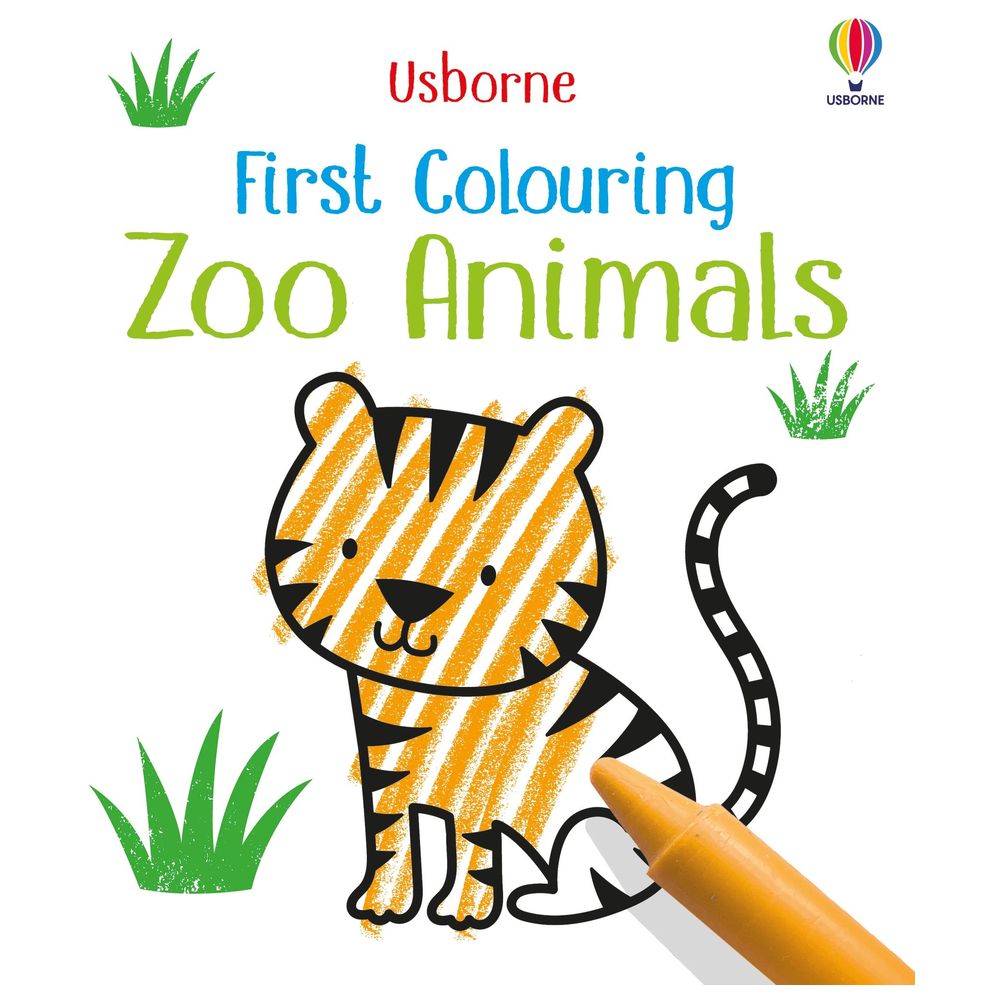 Usborne Books - First Colouring Zoo Animals