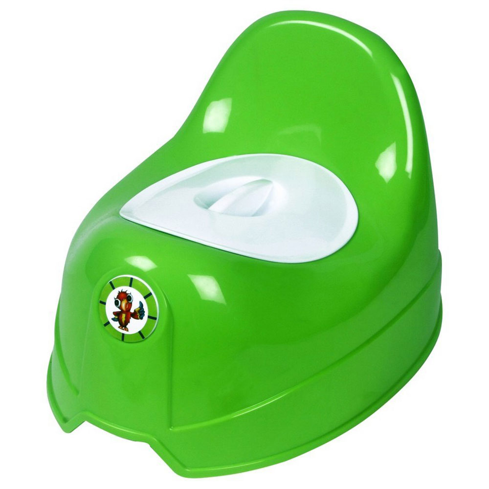 SunBaby - Potty Toilet Trainer Seat/Chair/Lid - Green/White
