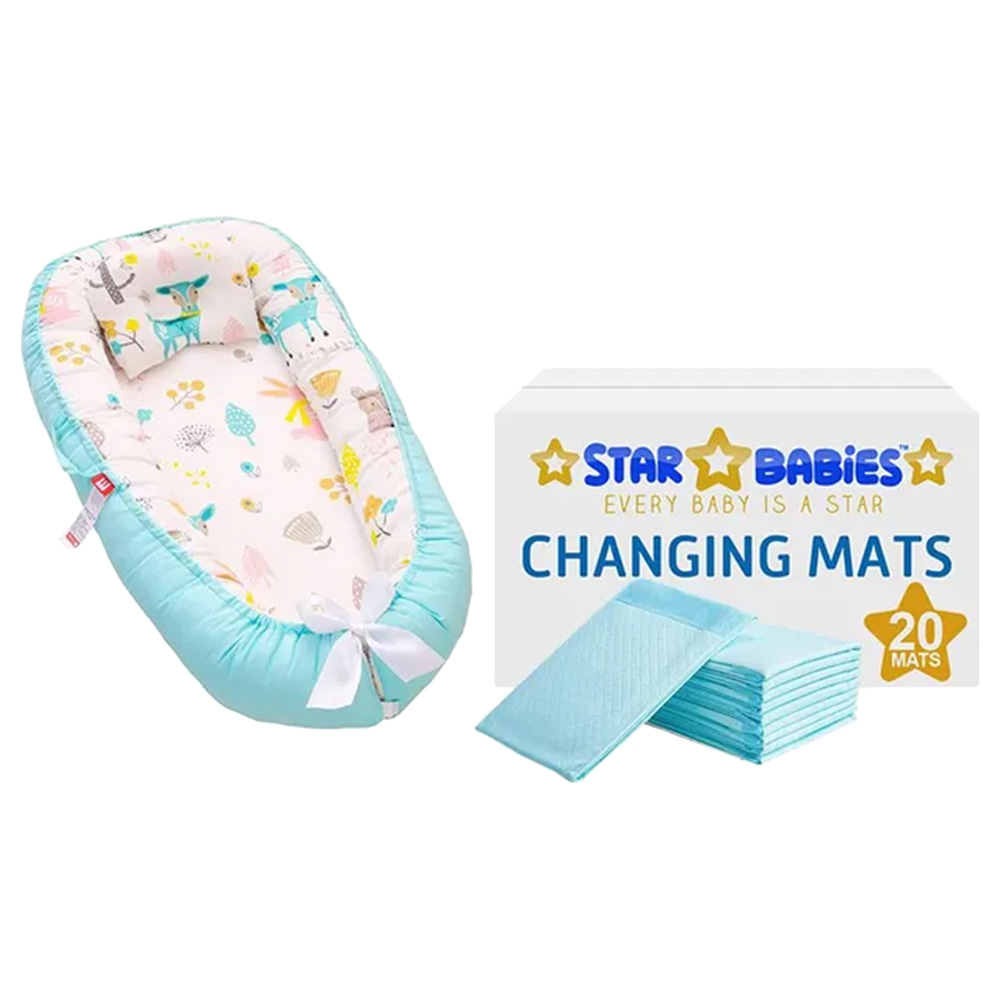 Star Babies - Kids Baby Sleeping Pod with Disposable Changing Mat 20pcs