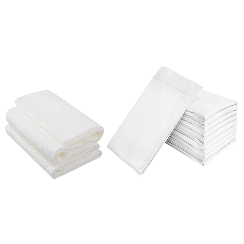 Star Babies - Changing Mat 12pcs with Disposable Towel 3pcs - White