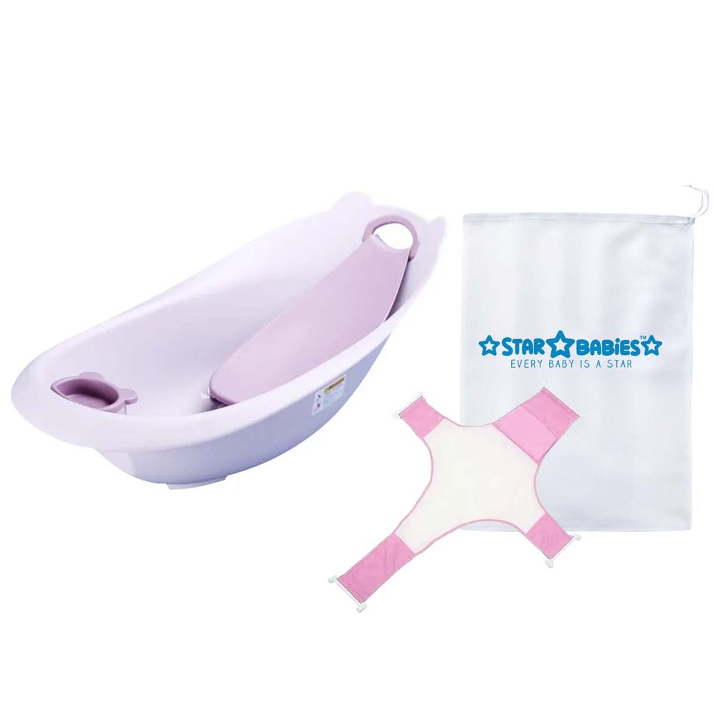 Star Babies - Stage Tub with Bath Support - Pack Of 2 - Pink