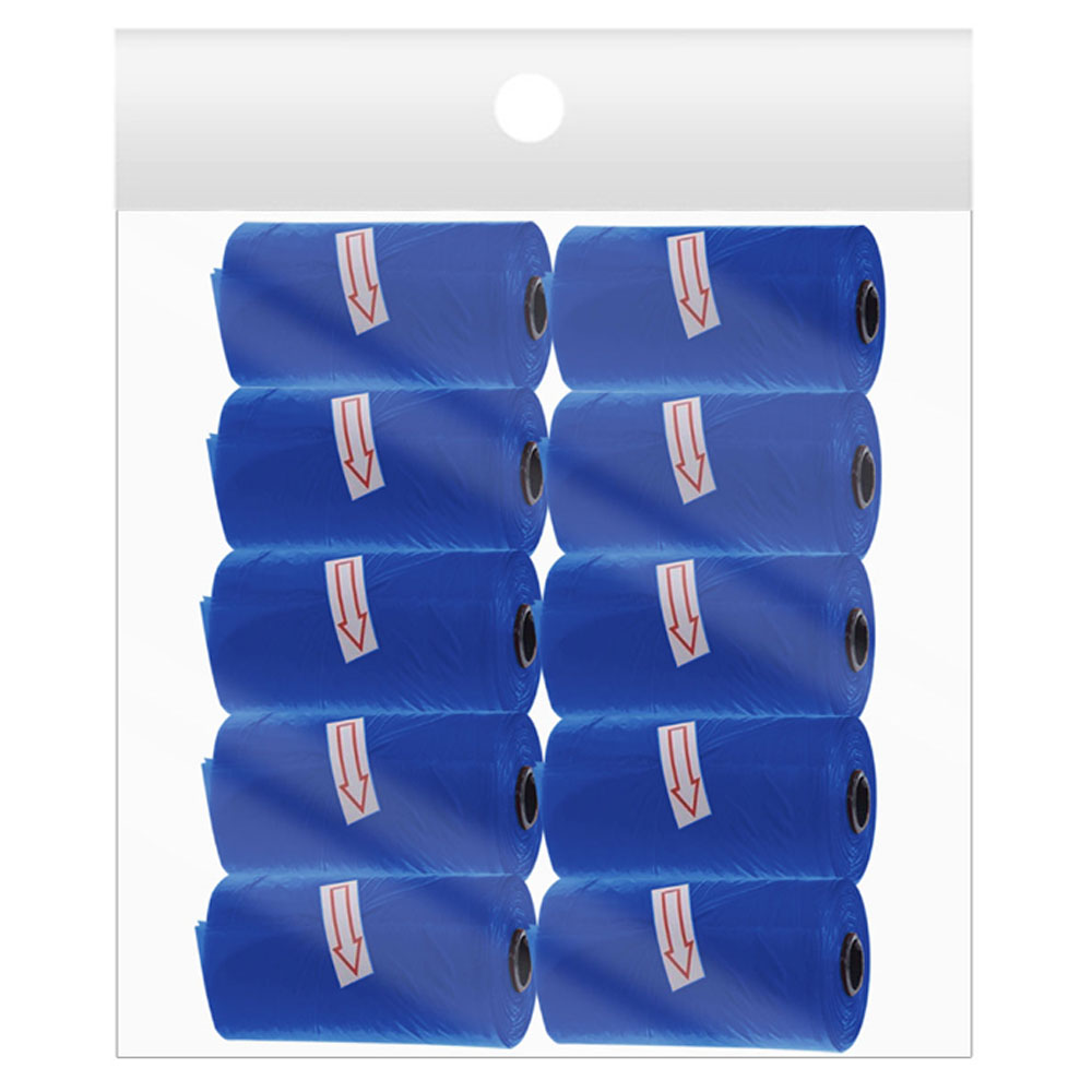 A to Z - Disposable Scented Nappy Bag 150pcs - Pack of 10 - Navy Blue