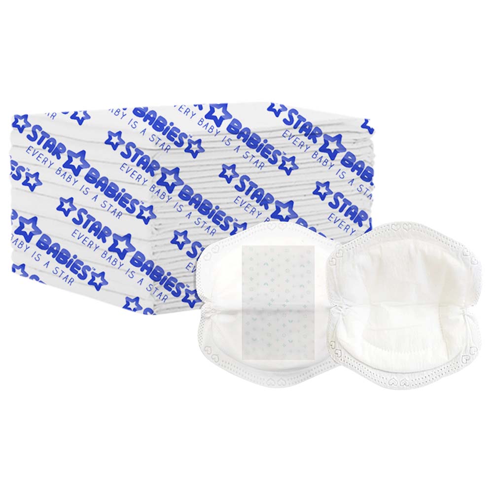 Star Babies - Disposable Changing Mat 10pcs with Breast Pad 10pcs