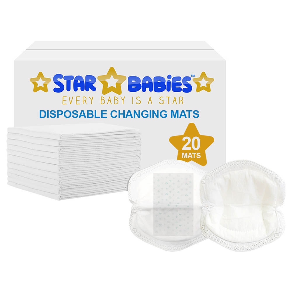 Star Babies - Disposable Changing Mat with Breast Pad - 20pcs