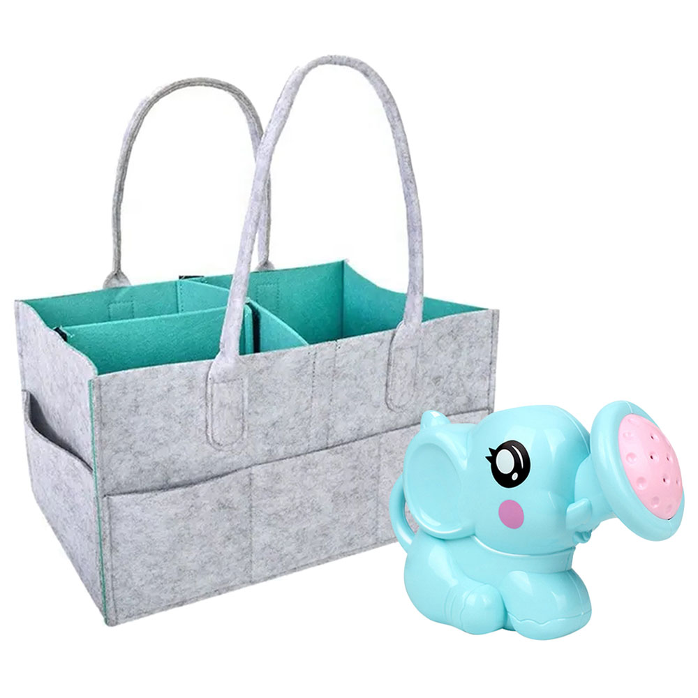 Star Babies - Caddy Diaper with Kettle Toy - Blue