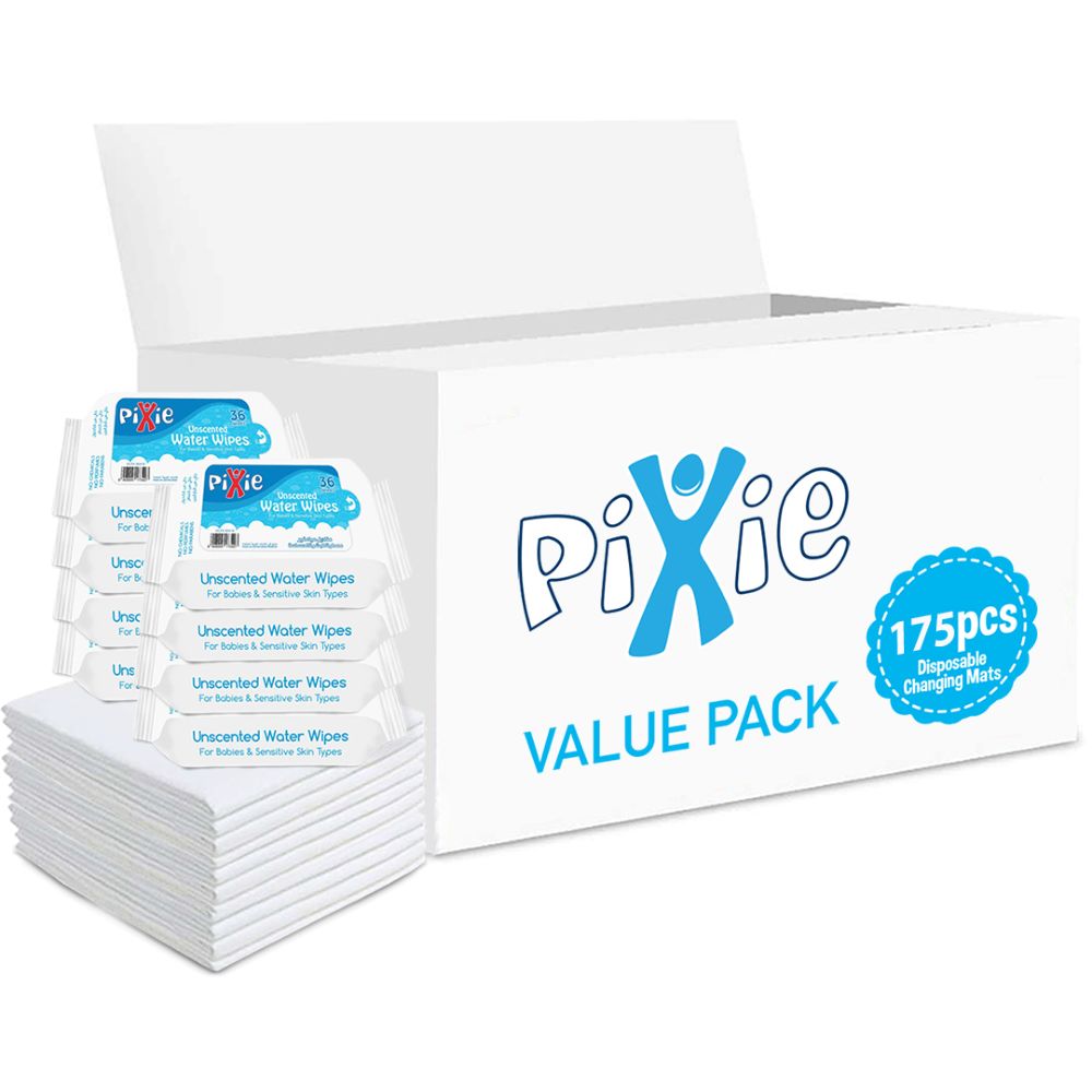 Pixie - Changing Mats 175 + Wipes 36pcs x 8