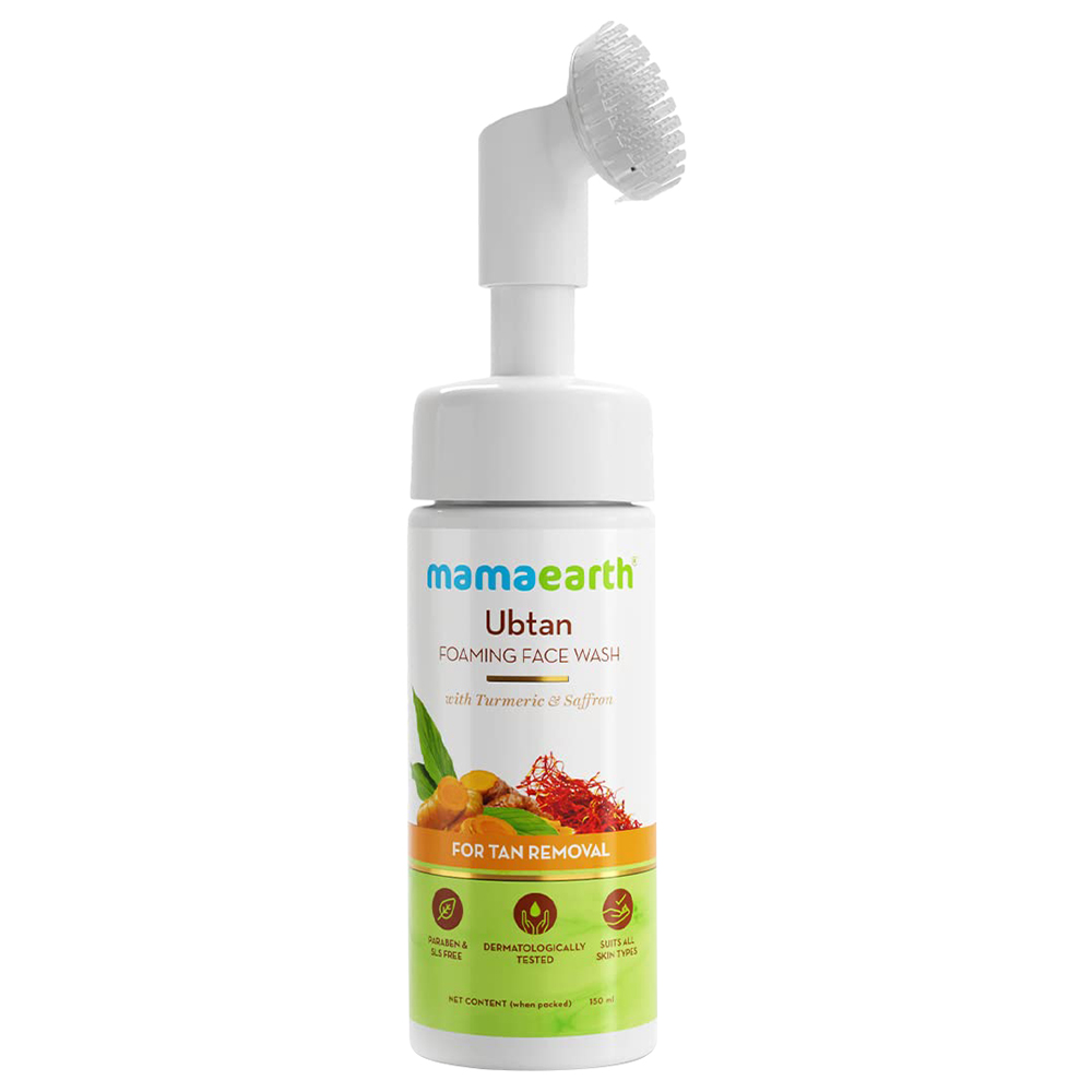 Mamaearth - Ubtan Foaming Face Wash with Turmeric - 150ml