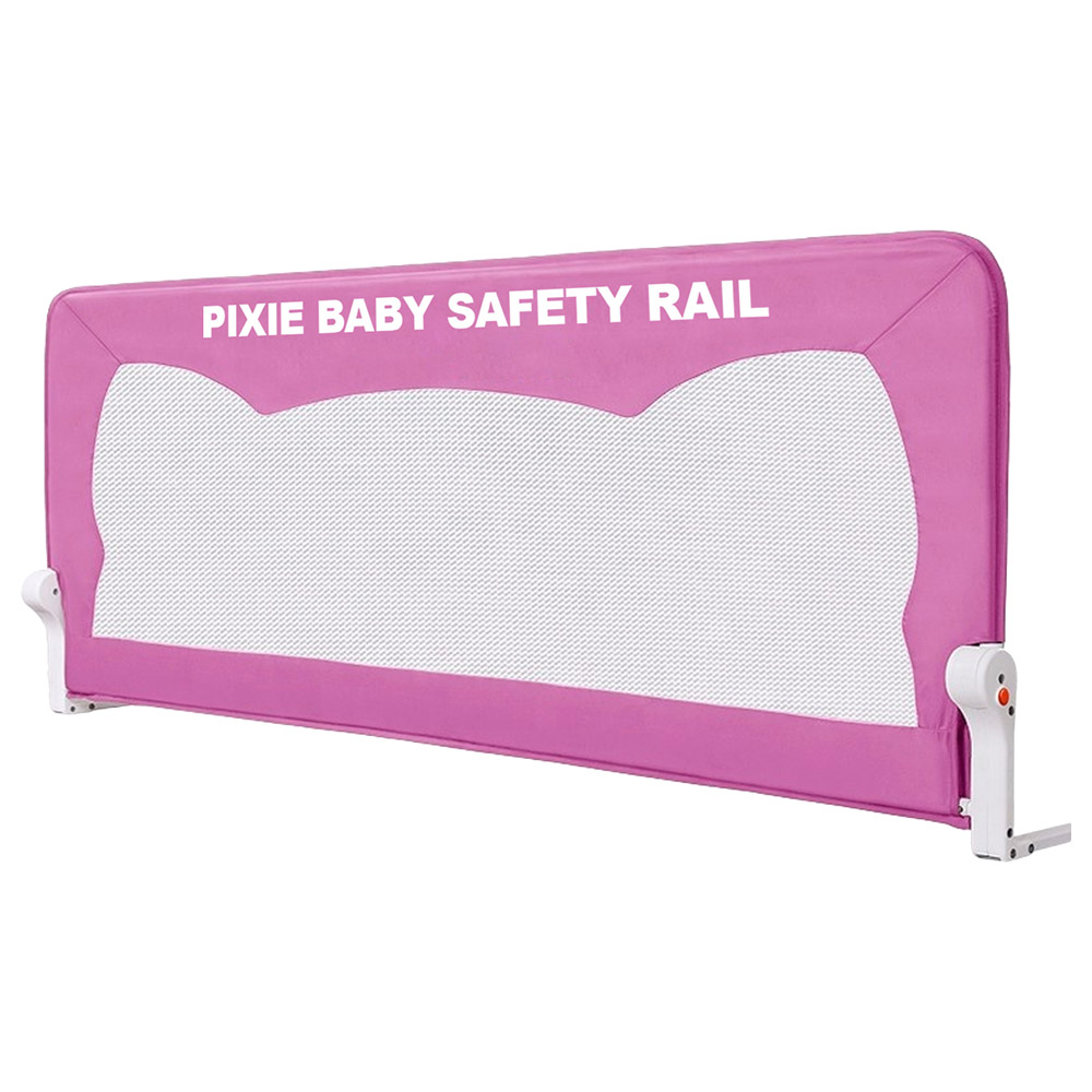 Pixie - Baby Safety Bed Rail, (180x35x42) 1 Unit  - Pink