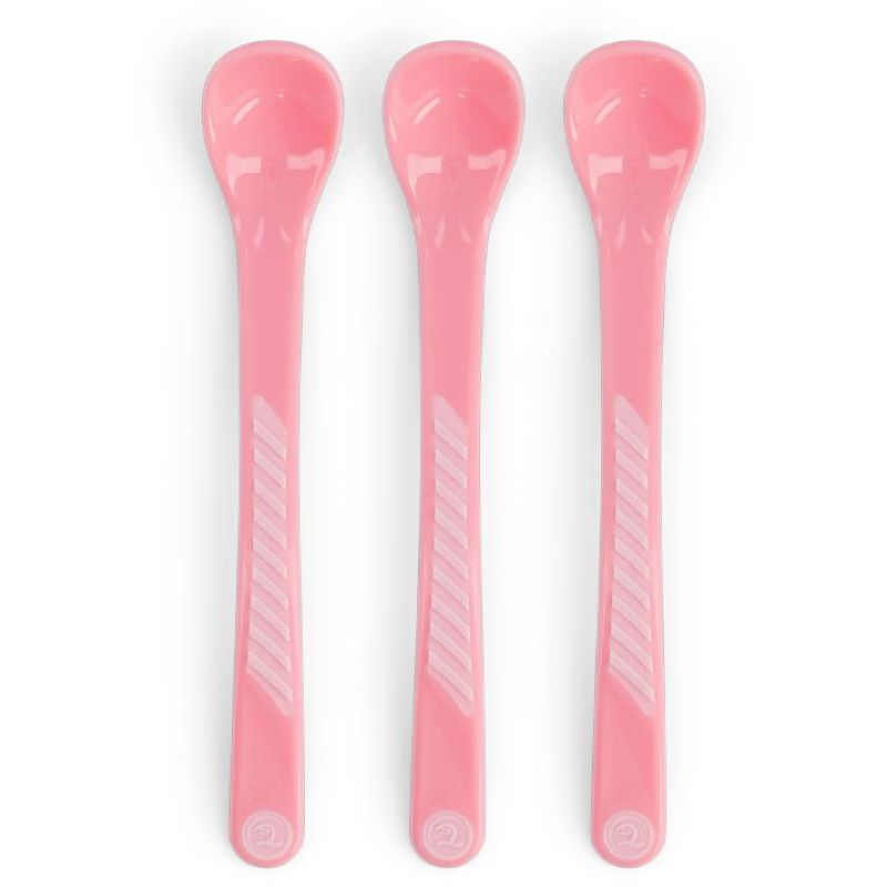 Twistshake Feeding Spoon - Pack of 3 - Pastel Light Pink