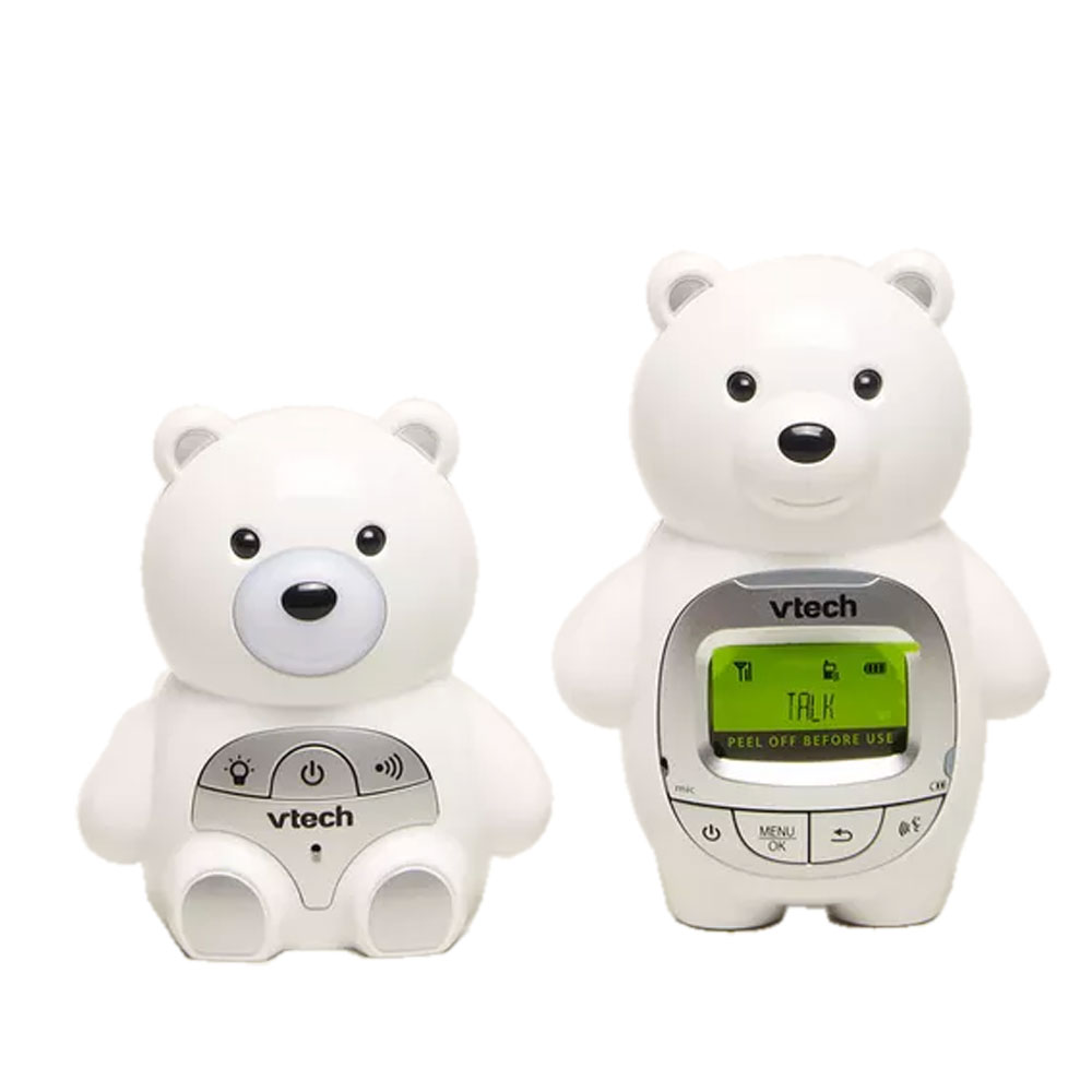 VTech - Baby Bear Digital Audio Monitor with Talk Back - White