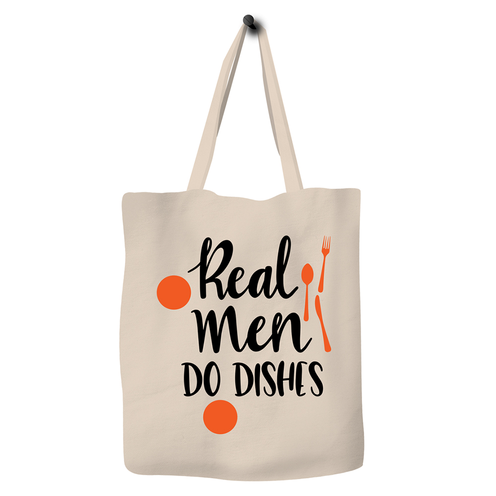 Save The Ocean - Eco Tote Bag - Real Men Do Dishes