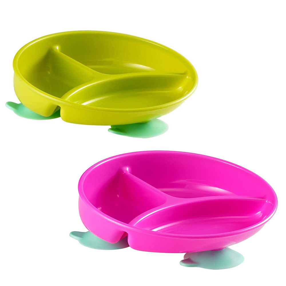The First Years Inside Scoop Suction Sectioned Plate - Assorted