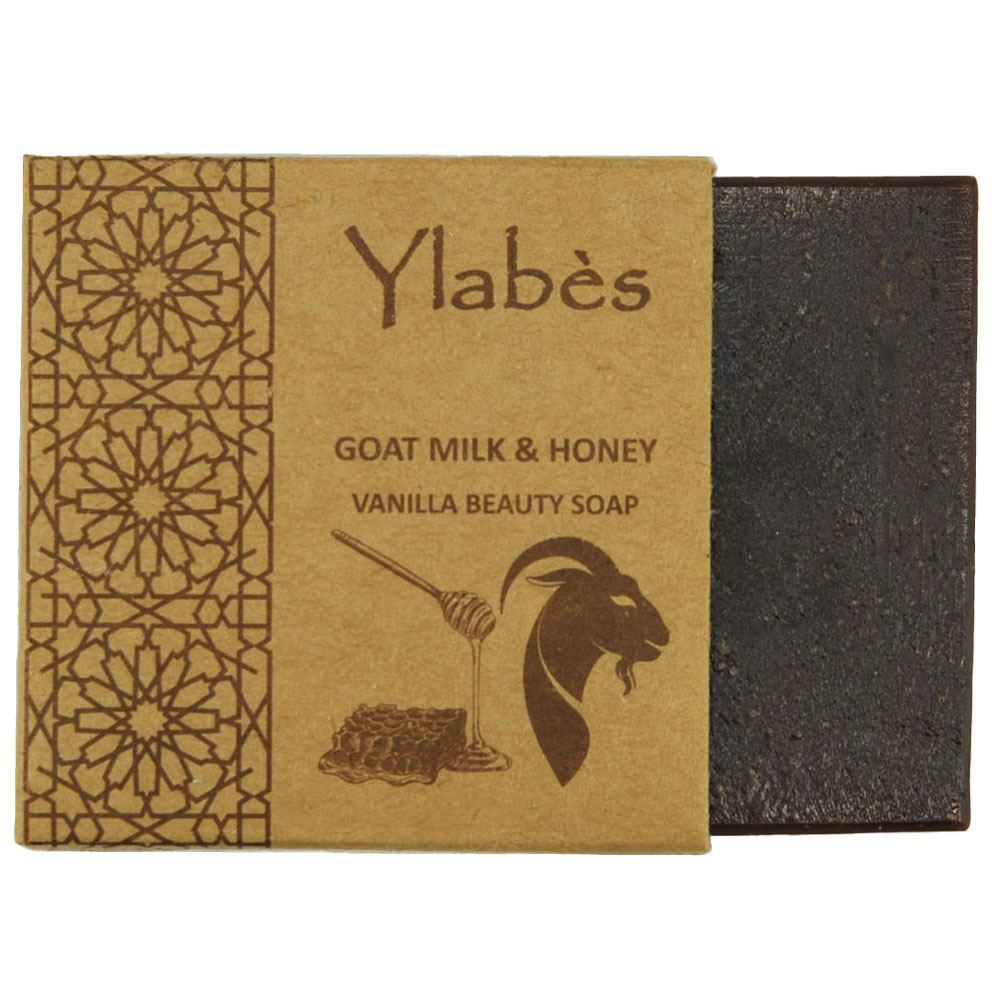 Ylabes - Loofah with Goat Milk & Honey Natural Organic Handmade Soap - 100g