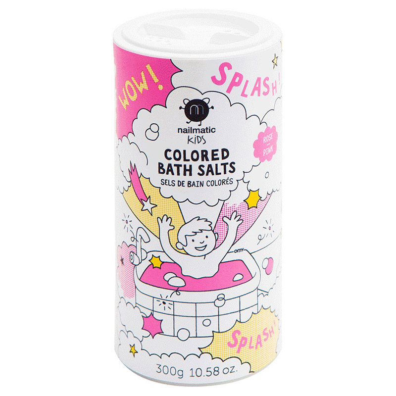Nailmatic Kids Colored Bath Salts - Pink