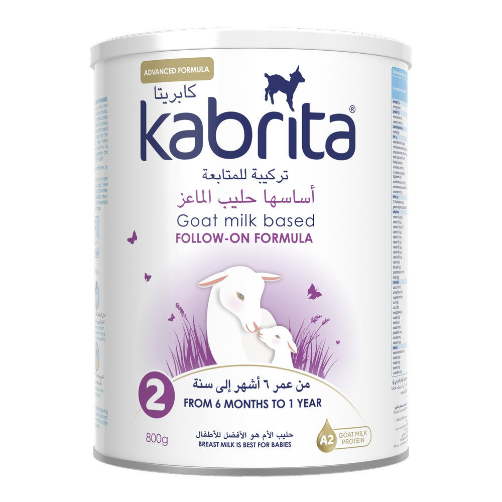 Kabrita Goat Milk Based Follow-on Formula, Stage 2, 6 Months to 1 Year, 800g