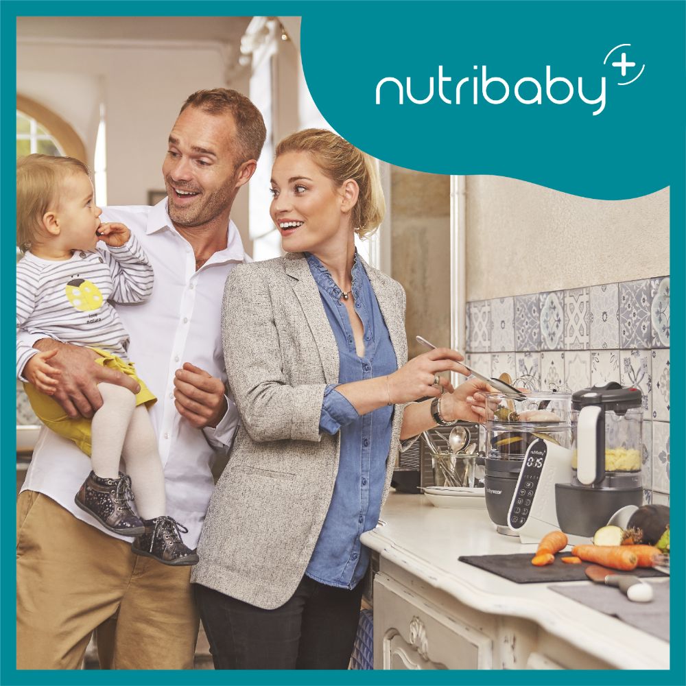 Babymoov Nutribaby (+) Food Processor & Blender - Grey