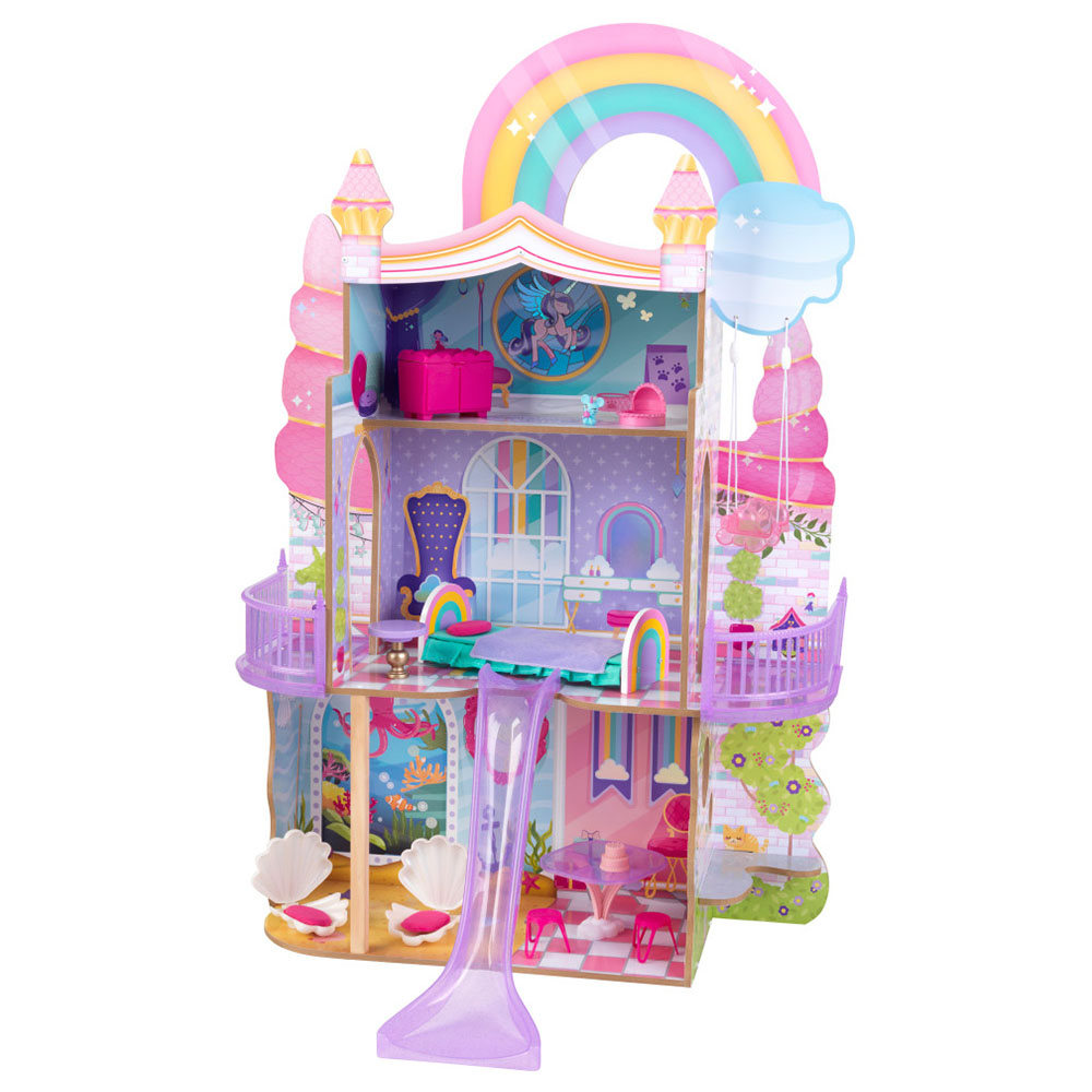 Kidkraft Rainbow Dreamers Unicorn Mermaid Dollhouse