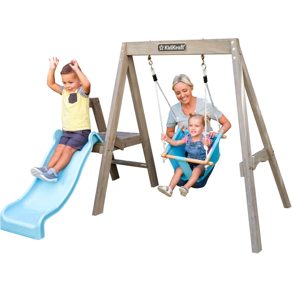 Kidkraft First Play Wooden Swing Set