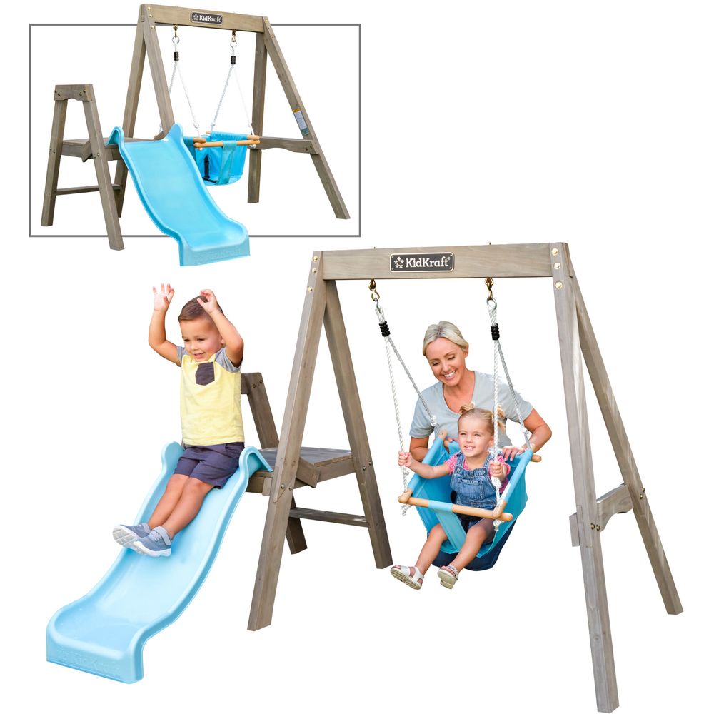 Kidkraft First Play Wooden Swing Set