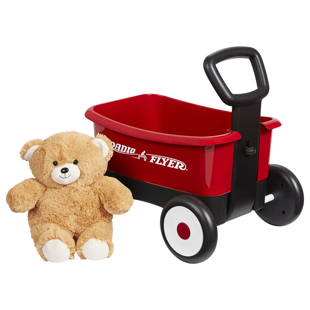 Radio Flyer - Push & Play Walker Wagon With Teddy Bear