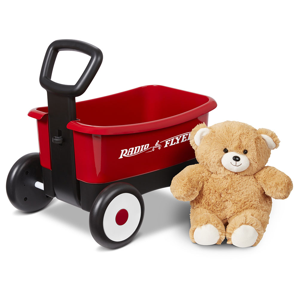 Radio Flyer - Push & Play Walker Wagon With Teddy Bear