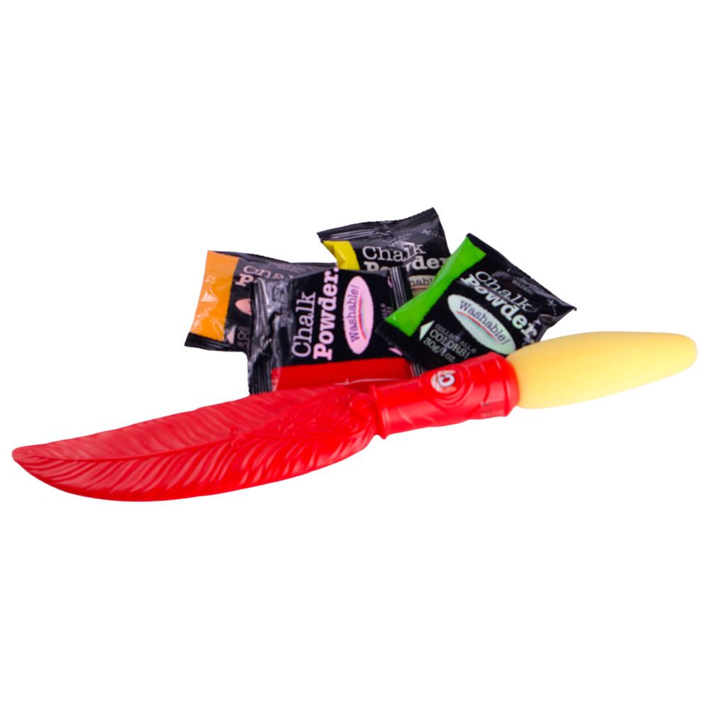 Chalkie - Chalk Brush With Chalk Powder 4pcs