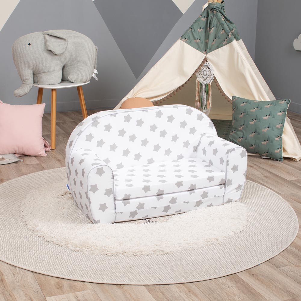 Delsit - Sofa Bed Stars On - White