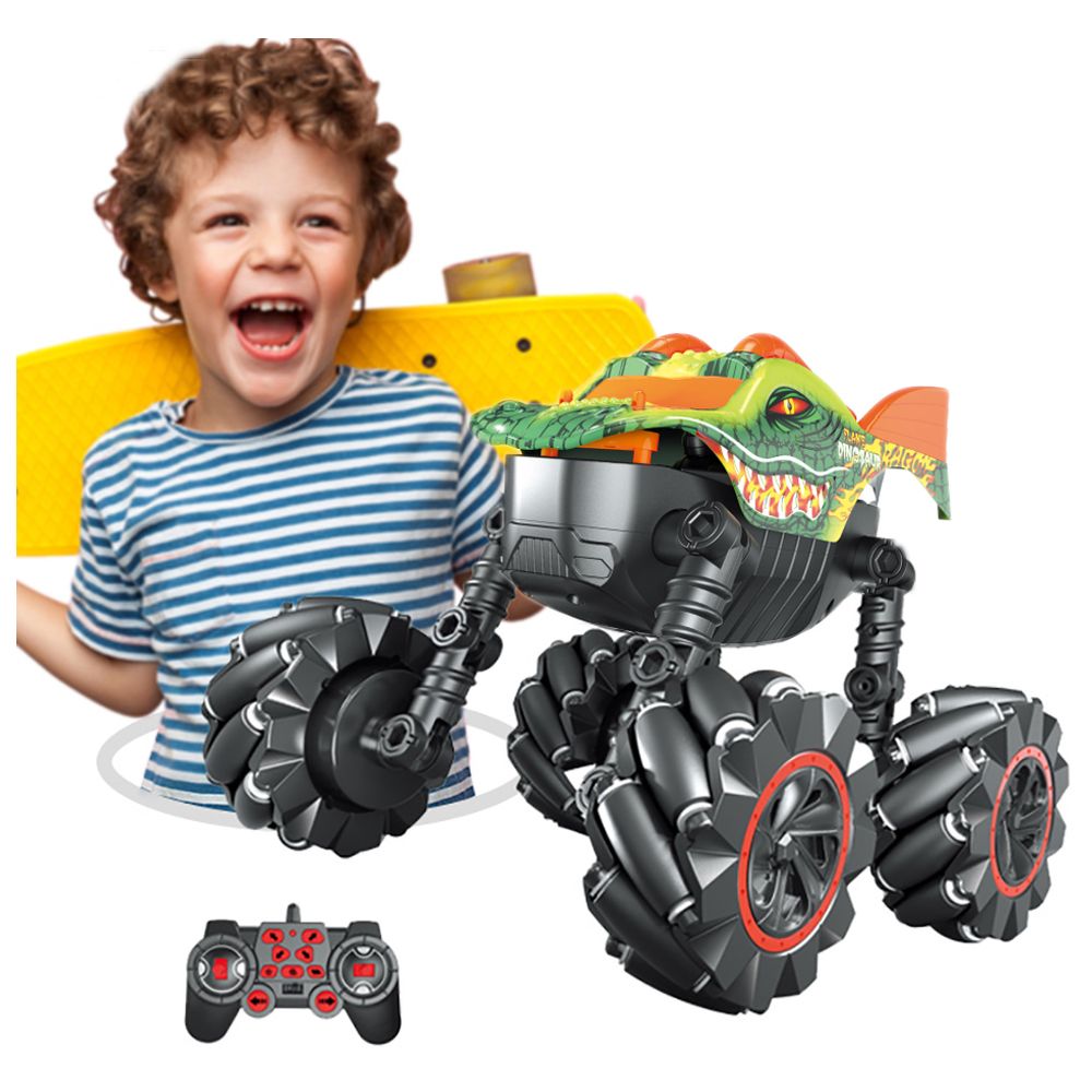 Bricstar - Transformable Drifting Stunt RC Cars - Dinosaur
