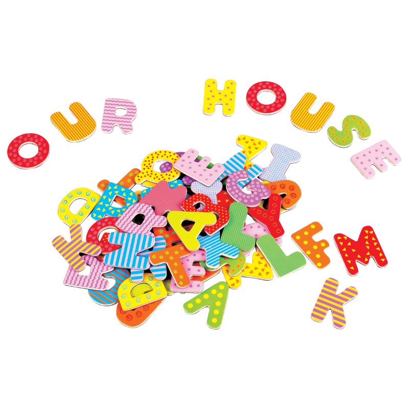 Lelin - Magnetic Alphabet Upper Case 60Pcs