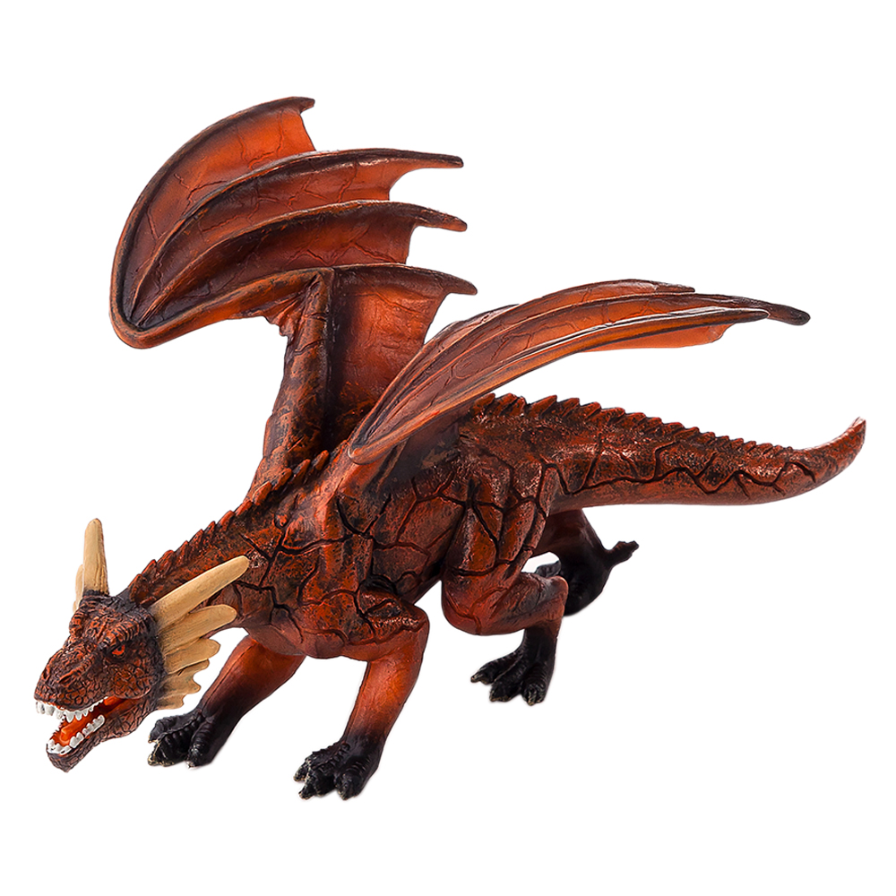 Animal Planet - Mojo Fire Dragon Toy Figure - Red