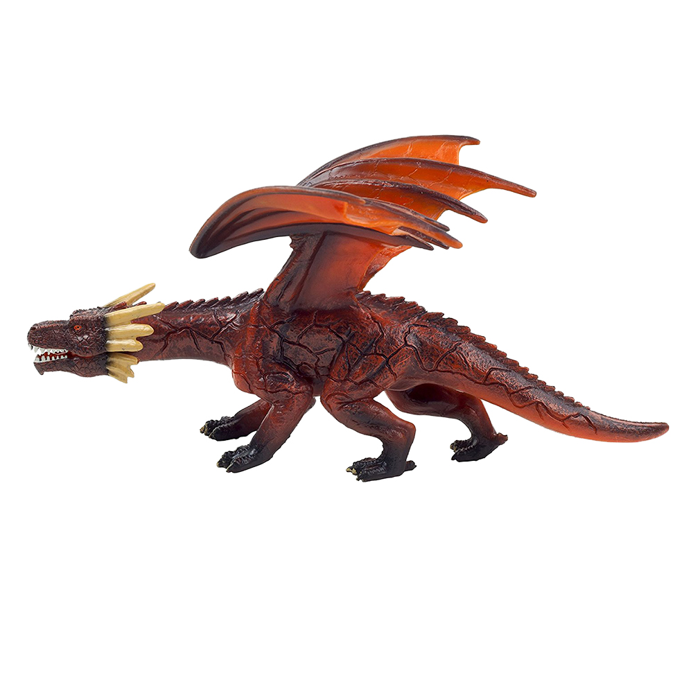Animal Planet - Mojo Fire Dragon Toy Figure - Red