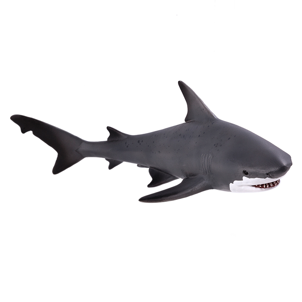 Animal Planet - Mojo Bull Shark Toy Figure - Black