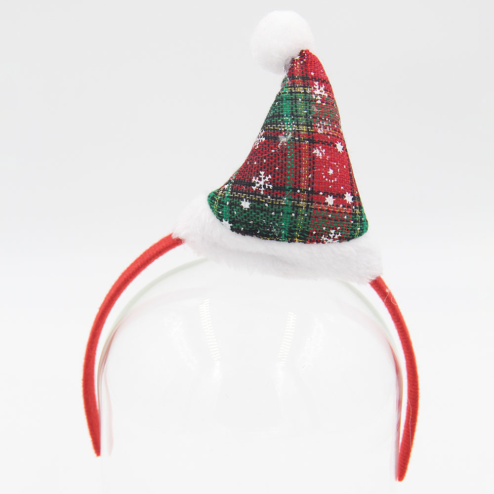 D' Daniela Christmas Santa Headbands - 4 Pcs