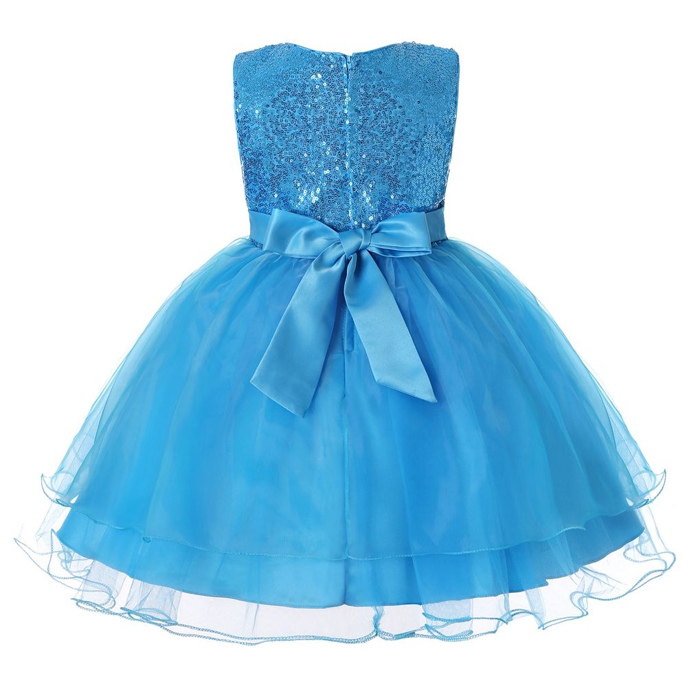 D' Daniela Princess Party Dress - Blue