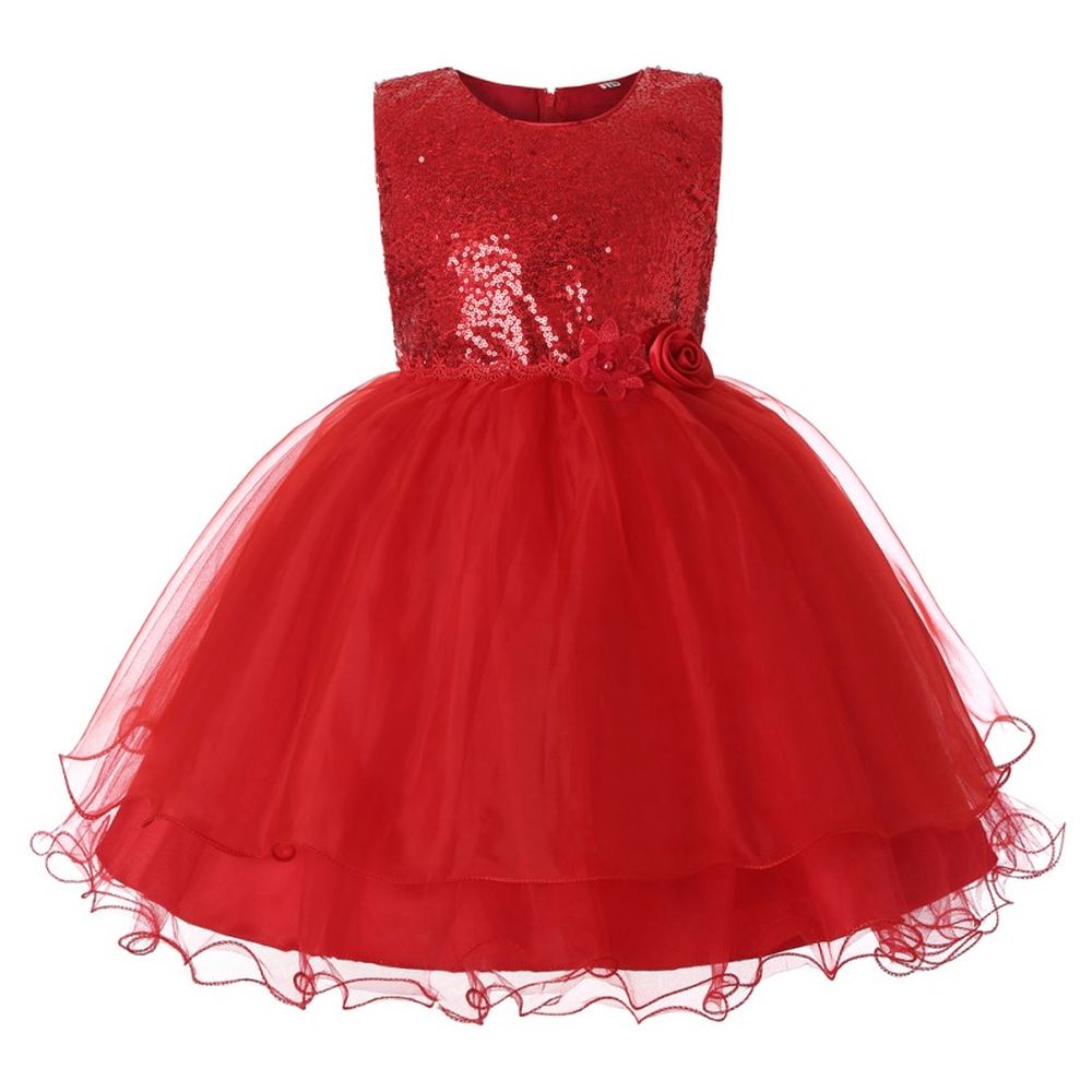 D' Daniela Princess Party Dress - Red